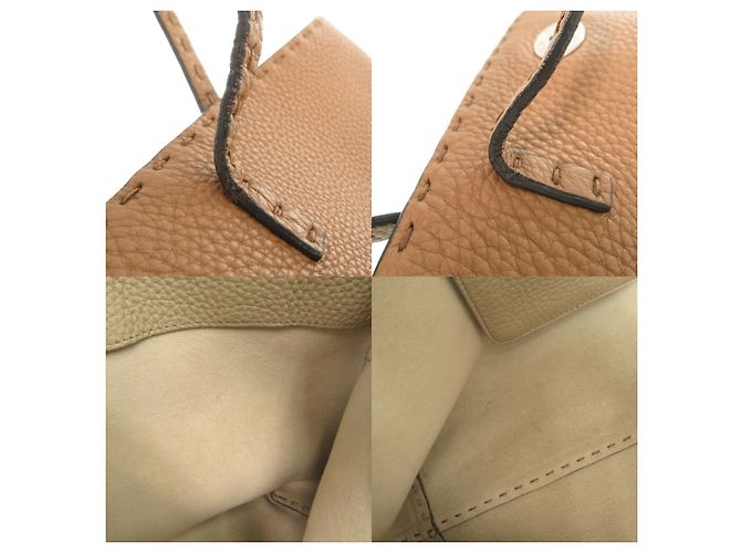 Fendi Selleria Carla braune Leder-Tote - Ansicht 11