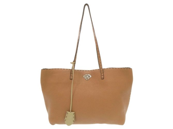 Fendi Selleria Carla braune Leder-Tote - Ansicht 2