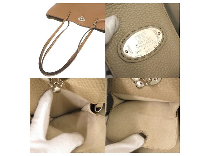 Fendi Selleria Carla braune Leder-Tote - Ansicht 8
