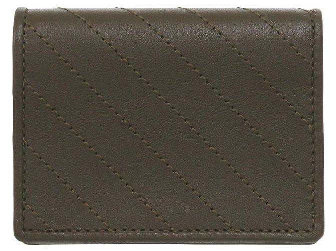Billetera bifold de cuero Gucci Blondie Castaño - vista 3