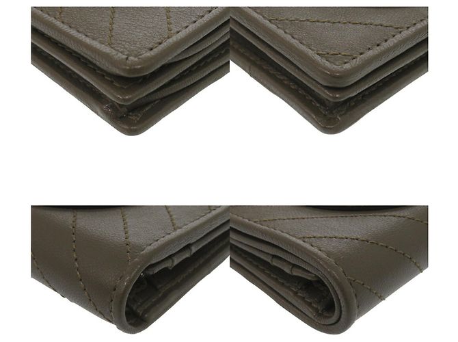 Billetera bifold de cuero Gucci Blondie Castaño - vista 4