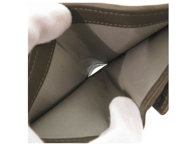 Billetera bifold de cuero Gucci Blondie Castaño - vista 6