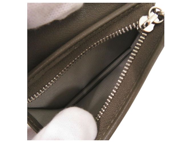 Billetera bifold de cuero Gucci Blondie Castaño - vista 7