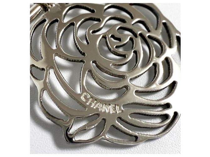 Collana choker con pendente Camelia di Chanel Argento - vista 4