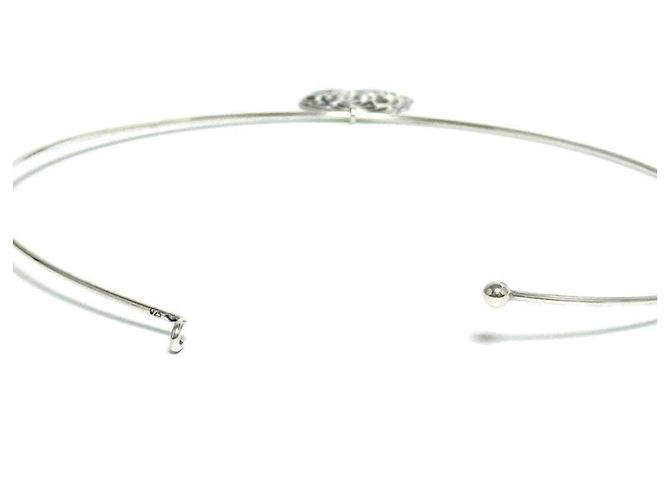 Collana choker con pendente Camelia di Chanel Argento - vista 5