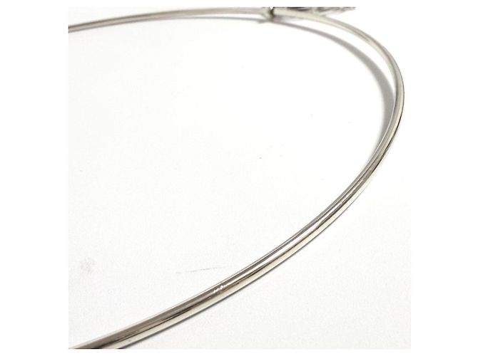Collana choker con pendente Camelia di Chanel Argento - vista 6
