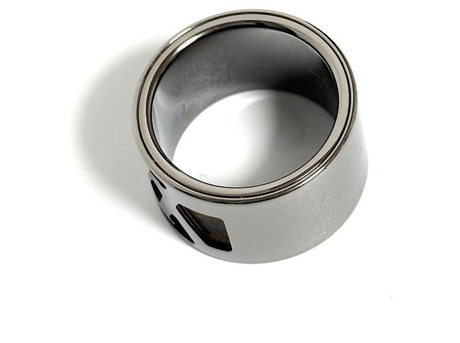 Herrenbreiter Ring Louis Vuitton Silber - Ansicht 5