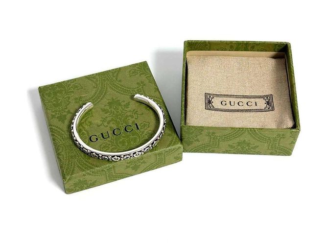 Bracciale in argento con charm da donna Gucci - vista 10