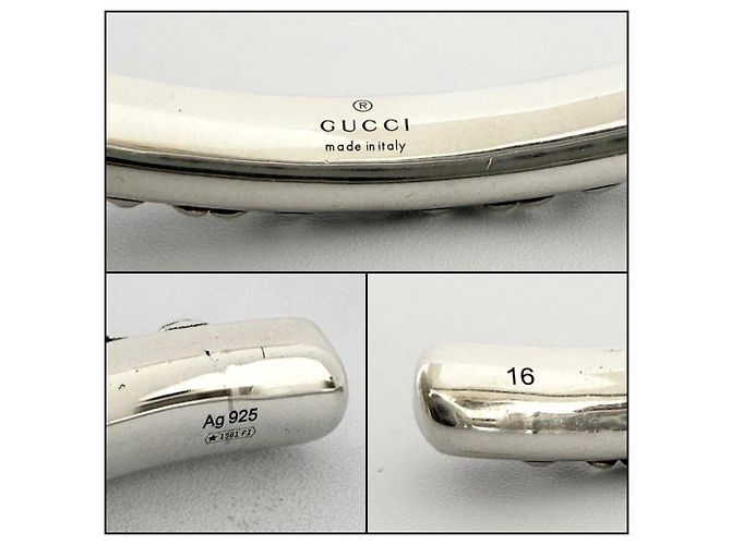Bracciale in argento con charm da donna Gucci - vista 8