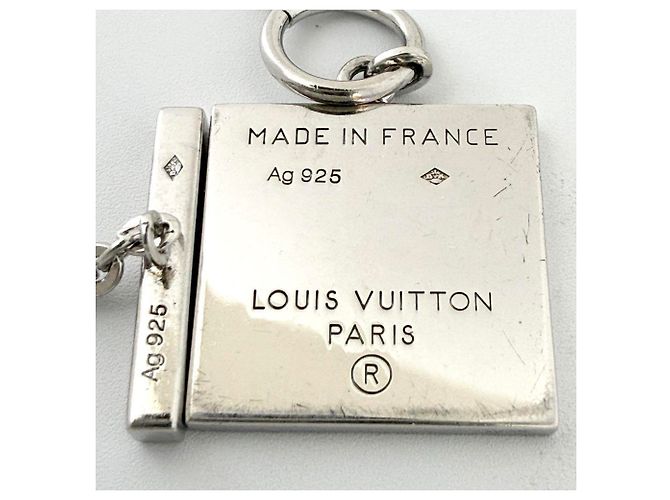 Collana Pendente Uomo Louis Vuitton V Plate - vista 9