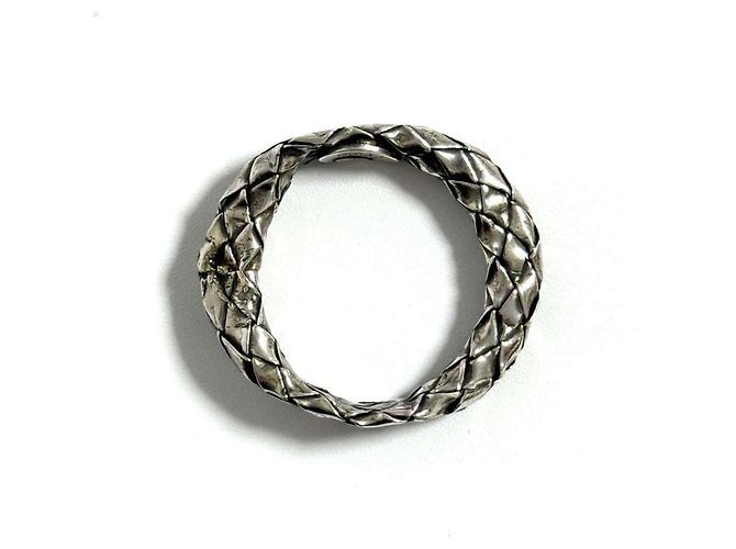 Anello Vintage in Argento Bottega Veneta - vista 6