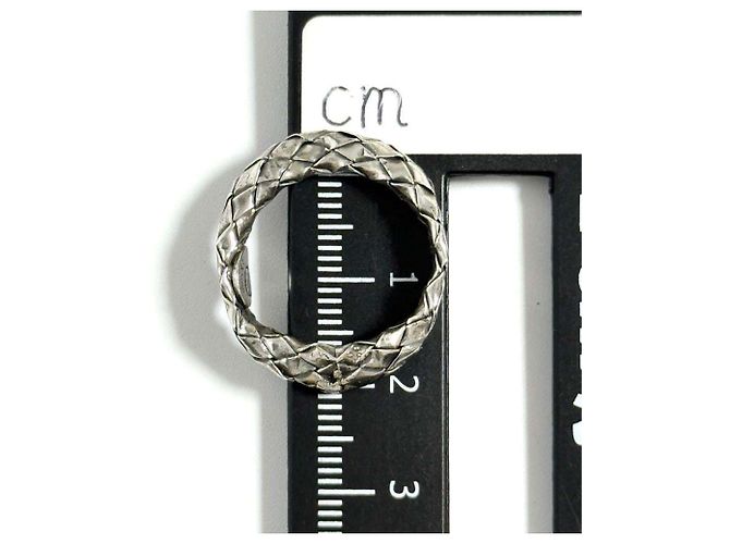 Anello Vintage in Argento Bottega Veneta - vista 7