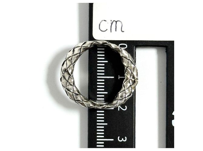 Anello Vintage in Argento Bottega Veneta - vista 8