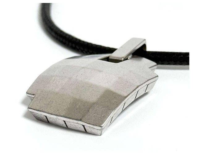 Collana Pendente Damier Mosaic da Uomo Louis Vuitton - vista 4
