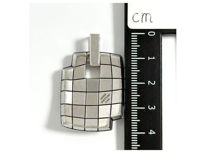 Collana Pendente Damier Mosaic da Uomo Louis Vuitton - vista 5