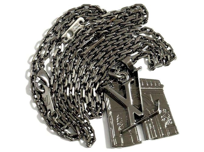 Collar Péndulo Arc de Triomphe para Hombre Louis Vuitton Metálico - vista 4