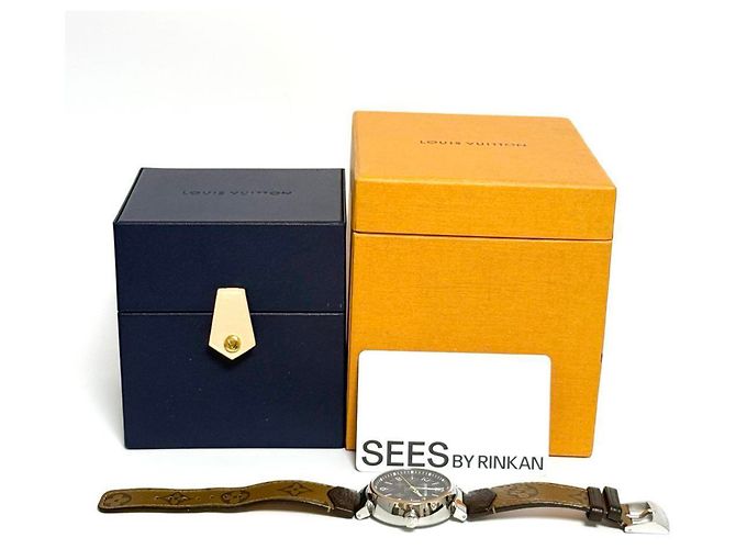 Orologio Tambour Monogram da Uomo Louis Vuitton - vista 10