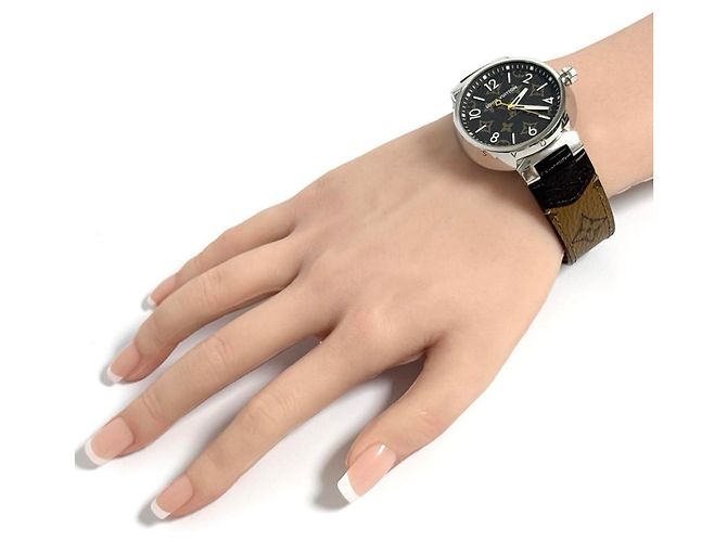 Orologio Tambour Monogram da Uomo Louis Vuitton - vista 9