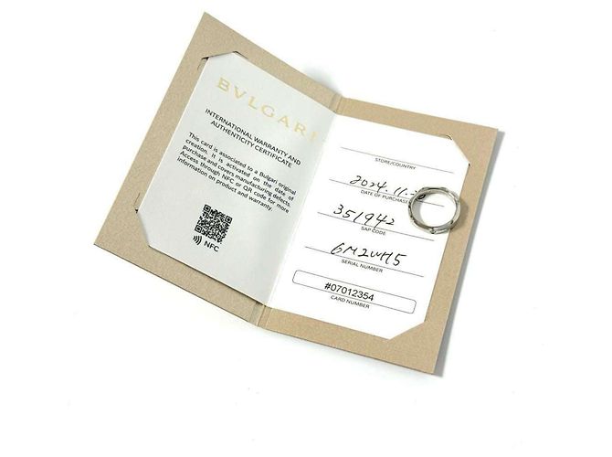 Bulgari Bvlgari Infinito Ehering aus Platin Silber - Ansicht 10