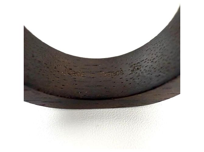 Anillo cuadrado de madera y metal para hombres Louis Vuitton - vista 7