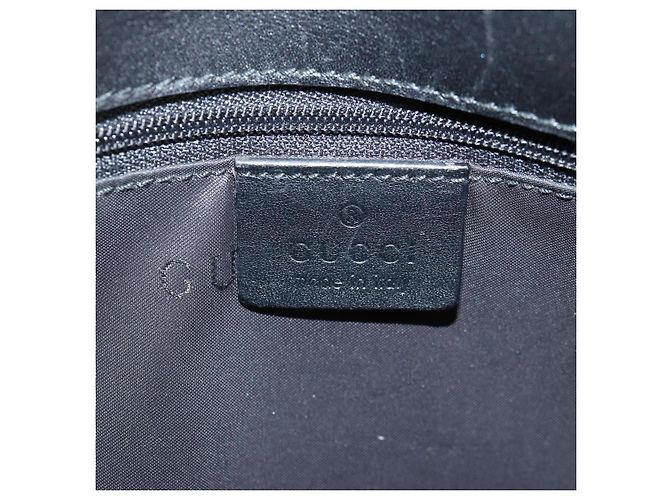 GUCCI Shoulder Bag Suede Black Silver 001 3258 Auth bs28426 Silvery - view 21