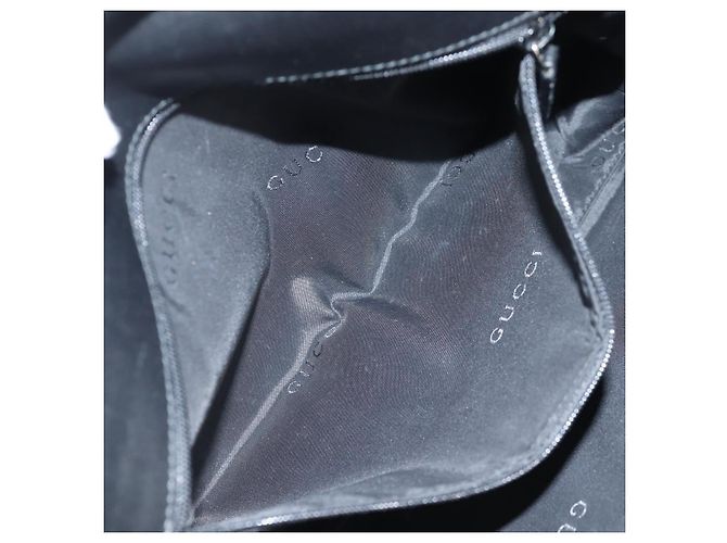 GUCCI Shoulder Bag Suede Black Silver 001 3258 Auth bs28426 Silvery - view 25