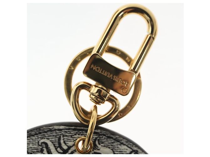 LOUIS VUITTON Monogram Portachiavi Cameo Charm Bianco MP3203 LV Auth 136742 Monogramma - vista 4