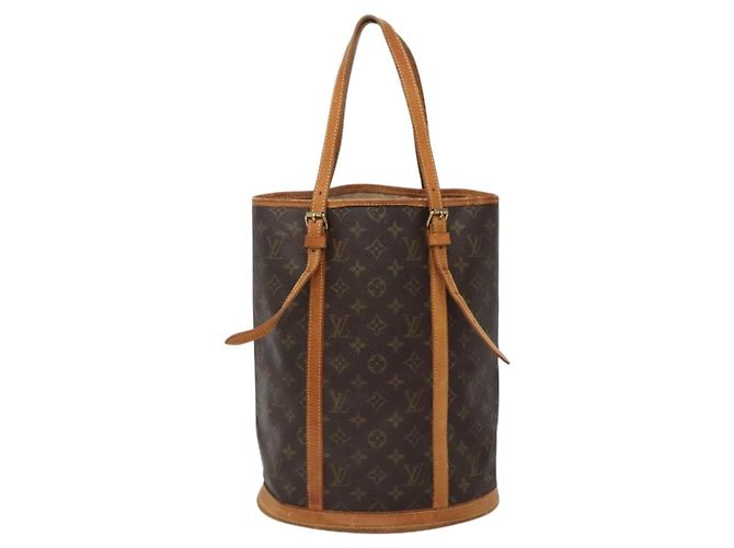 LOUIS VUITTON Borsa a Spalla Monogram Bucket GM M42236 LV Auth 136859 Monogramma - vista 13