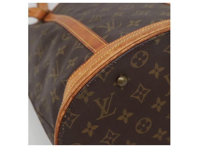LOUIS VUITTON Borsa a Spalla Monogram Bucket GM M42236 LV Auth 136859 Monogramma - vista 14
