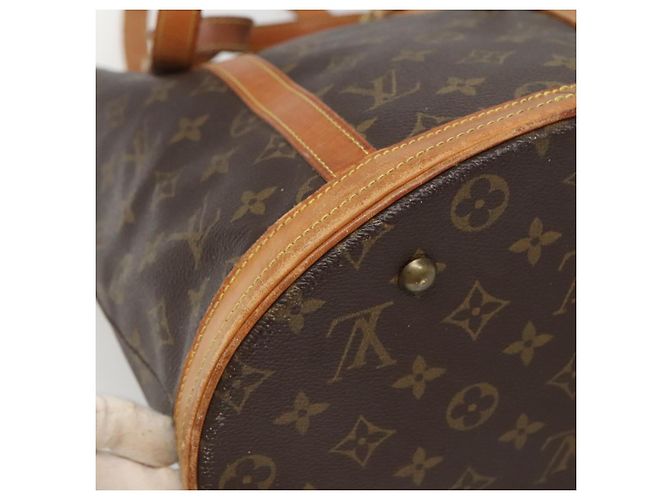 LOUIS VUITTON Borsa a Spalla Monogram Bucket GM M42236 LV Auth 136859 Monogramma - vista 16