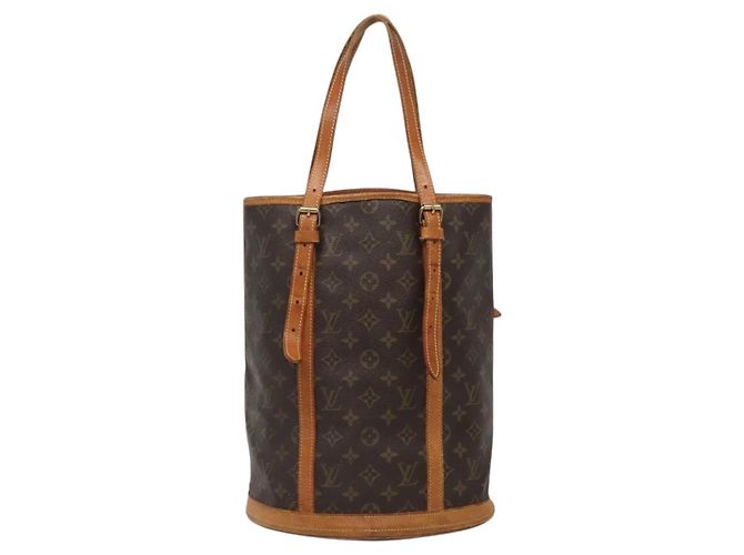 LOUIS VUITTON Borsa a Spalla Monogram Bucket GM M42236 LV Auth 136859 Monogramma - vista 2