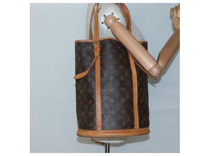 LOUIS VUITTON Borsa a Spalla Monogram Bucket GM M42236 LV Auth 136859 Monogramma - vista 21