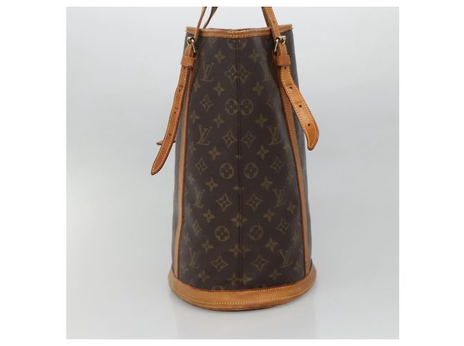 LOUIS VUITTON Borsa a Spalla Monogram Bucket GM M42236 LV Auth 136859 Monogramma - vista 3