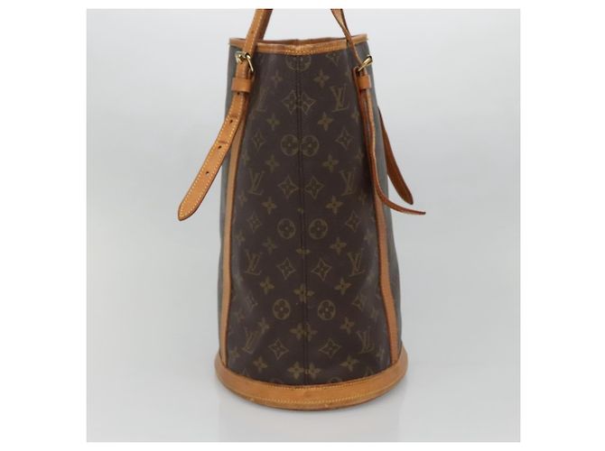 LOUIS VUITTON Borsa a Spalla Monogram Bucket GM M42236 LV Auth 136859 Monogramma - vista 4