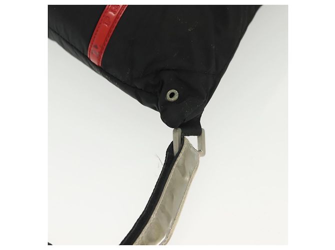 PRADA Sports Backpack Nylon Black Silver Auth 138214 Silvery - view 14