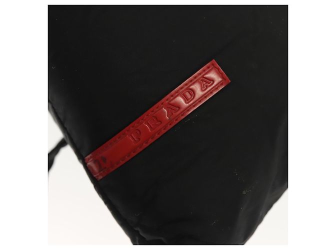 PRADA Sports Backpack Nylon Black Silver Auth 138214 Silvery - view 17