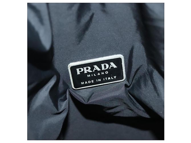PRADA Sports Backpack Nylon Black Silver Auth 138214 Silvery - view 18