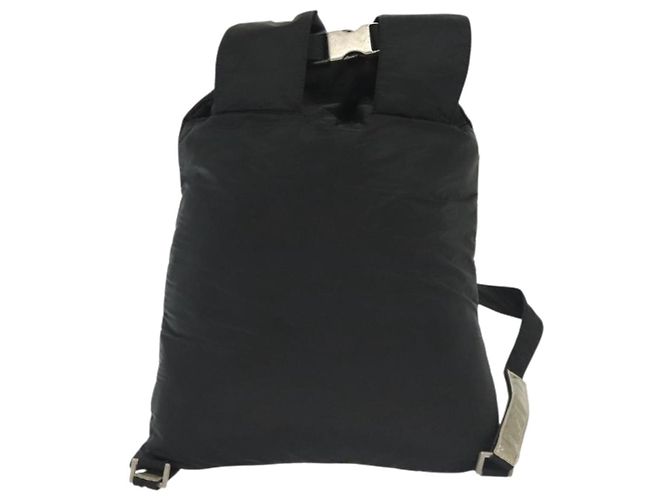 PRADA Sports Backpack Nylon Black Silver Auth 138214 Silvery - view 2