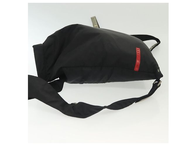 PRADA Sports Backpack Nylon Black Silver Auth 138214 Silvery - view 4