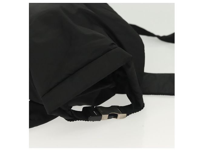 PRADA Sports Backpack Nylon Black Silver Auth 138214 Silvery - view 6