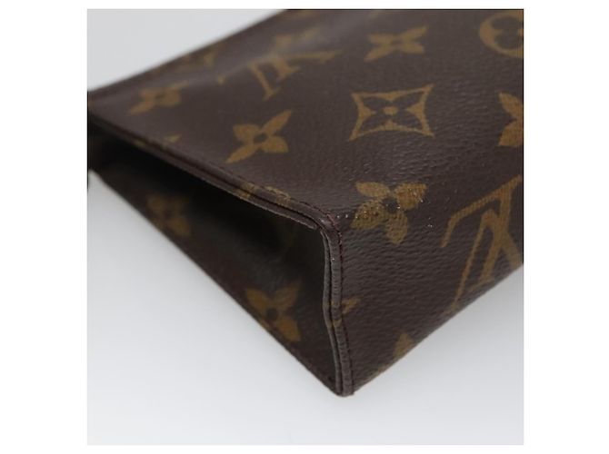 LOUIS VUITTON Poche Toilette Monogram 15 M47546 LV Auth 139378 Monogramma - vista 16