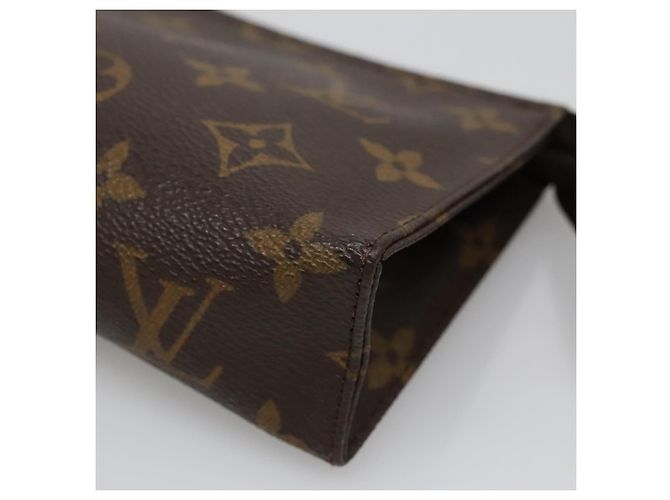 LOUIS VUITTON Poche Toilette Monogram 15 M47546 LV Auth 139378 Monogramma - vista 7