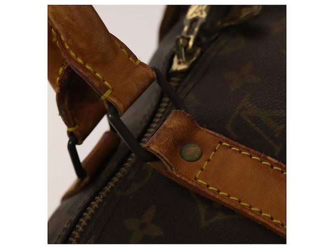 LOUIS VUITTON Borsa Boston Monogram Keepall Bandoulière 50 M41416 Auth LV 136674 Monogramma - vista 18