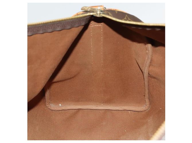 LOUIS VUITTON Borsa Boston Monogram Keepall Bandoulière 50 M41416 Auth LV 136674 Monogramma - vista 21