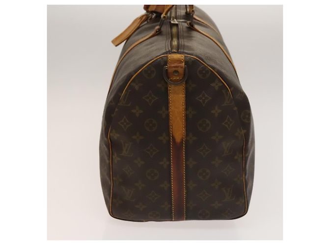 LOUIS VUITTON Borsa Boston Monogram Keepall Bandoulière 50 M41416 Auth LV 136674 Monogramma - vista 3