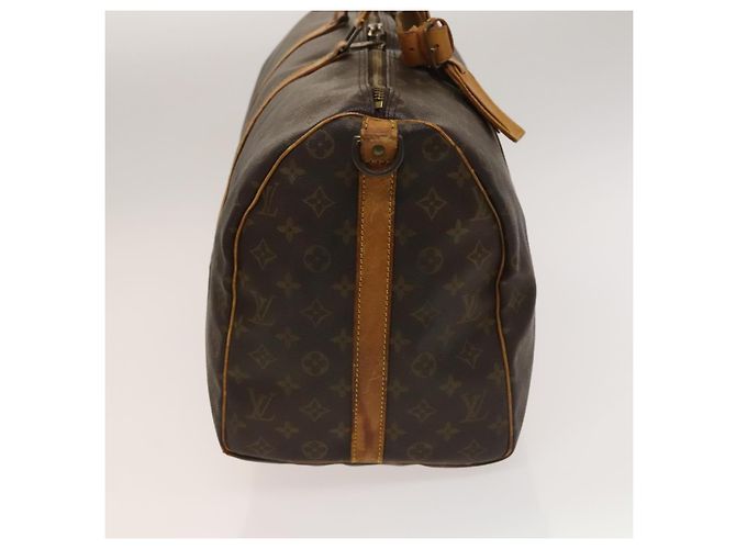 LOUIS VUITTON Borsa Boston Monogram Keepall Bandoulière 50 M41416 Auth LV 136674 Monogramma - vista 4