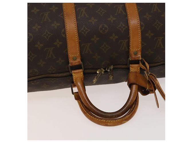 LOUIS VUITTON Borsa Boston Monogram Keepall Bandoulière 50 M41416 Auth LV 136674 Monogramma - vista 7