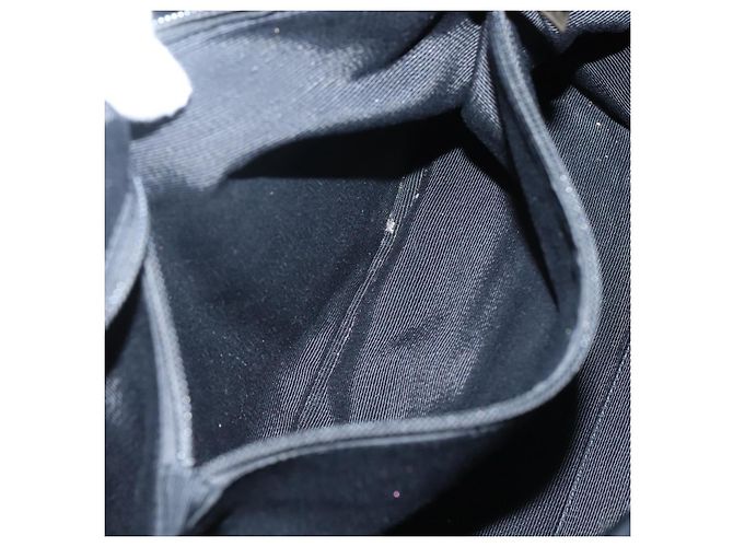 Borsa a mano Vala in nylon nero e argento di Salvatore Ferragamo Auth 139278 - vista 22