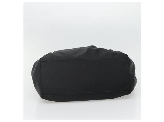 Borsa a mano Vala in nylon nero e argento di Salvatore Ferragamo Auth 139278 - vista 5