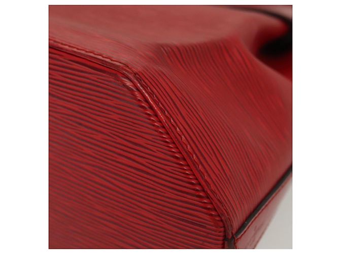 LOUIS VUITTON Epi Sac Depaule PM Borsa a Spalla Rossa M80207 LV Auth 138704 Rosso - vista 10